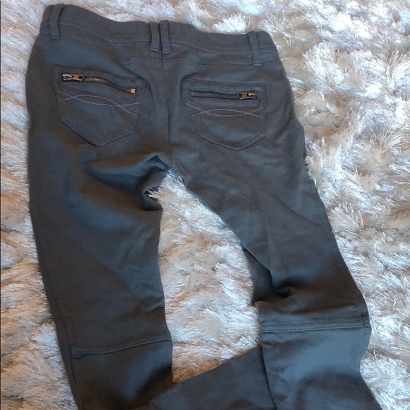 Zipper detail super stretch pants - Picture 4 of 4